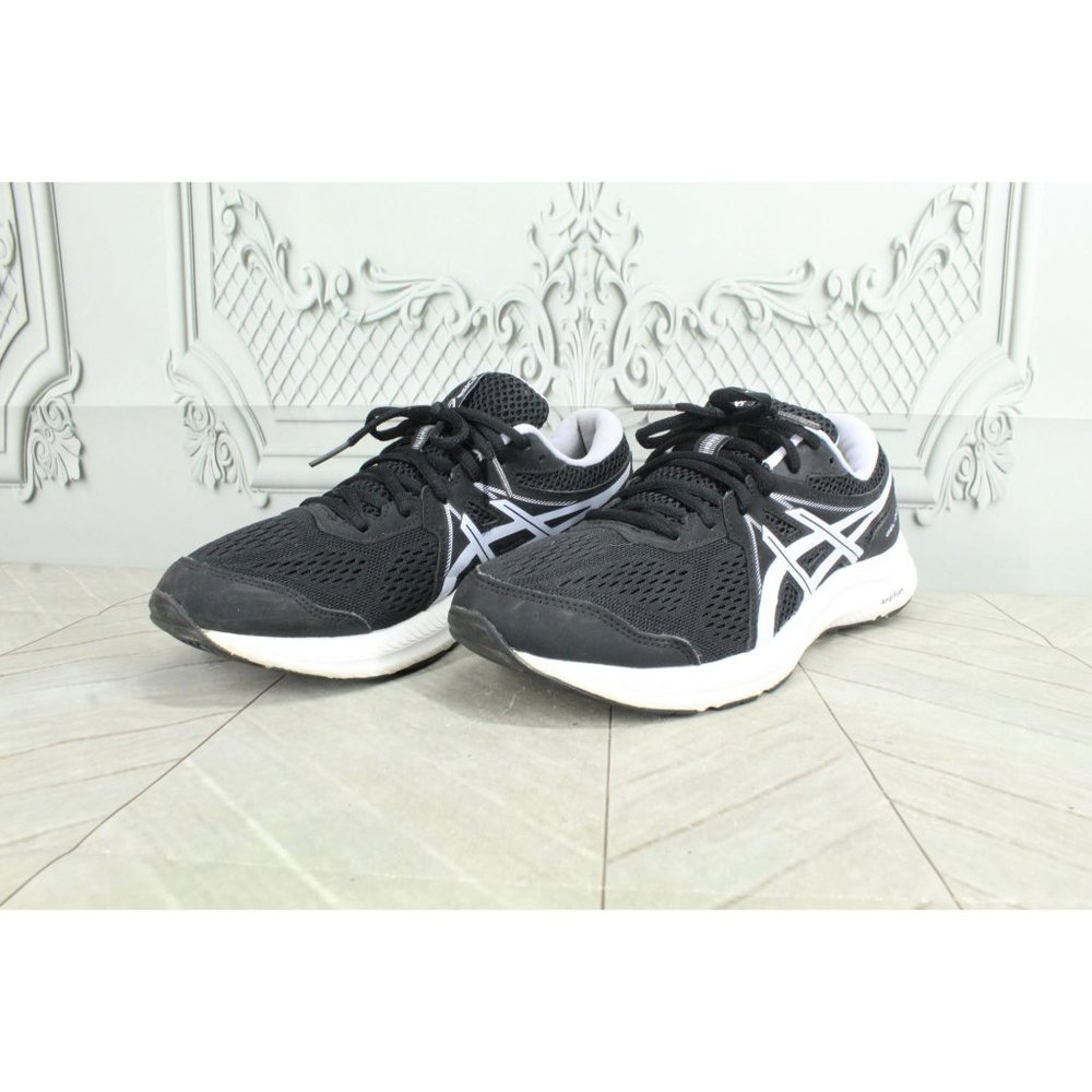 Asics Gel Contend 7 Black Mesh Breathable Running Sneakers Size 10 - Picture 2 of 9